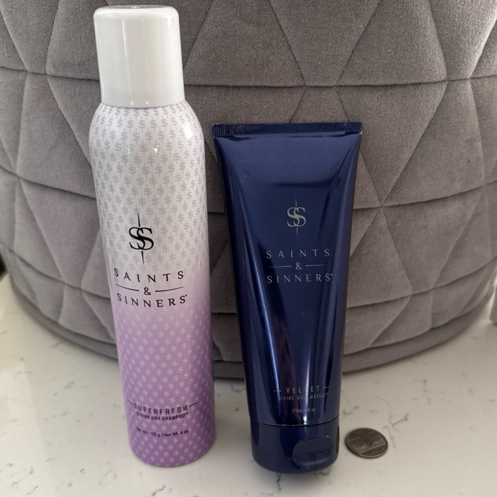 Saints & Sinners Velvet Divine Hair Mask & Dry Shampoo